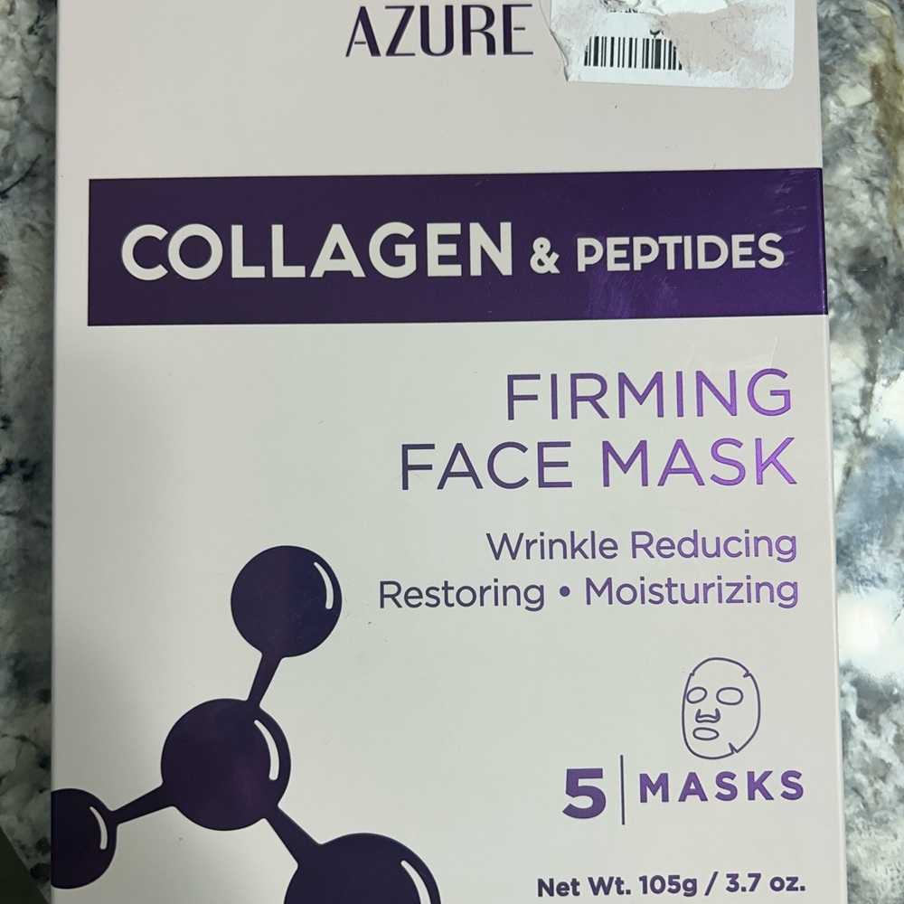 Firming Face Mask with Collagen & Peptides - Purple